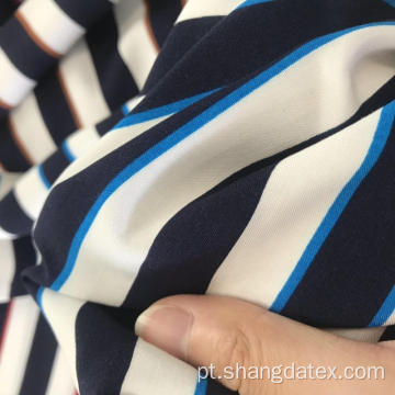 Design de linha de impressão de tela de rayon para tecido de vestido